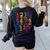Learning Math Numbers Counting Back To School Teacher For Men Women Girls Kids Women's Sweatshirt Back Print Black Learning Math Numbers Counting Back To School Teacher For Men Women Girls Kids Women's Sweatshirt Back Print Black