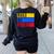Leer Es Poder Colombian Spanish Teacher Maestra Colombia Women's Sweatshirt Back Print Black Leer Es Poder Colombian Spanish Teacher Maestra Colombia Women's Sweatshirt Back Print Black
