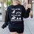 Let's Eat Kids Fun Dinosaurs Grammar Teacher Women's Sweatshirt Back Print Black Let's Eat Kids Fun Dinosaurs Grammar Teacher Women's Sweatshirt Back Print Black
