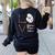 Love Art For Artist Art Teacher Women's Sweatshirt Back Print Black Love Art For Artist Art Teacher Women's Sweatshirt Back Print Black