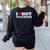 I Love Hot Teachers Women's Sweatshirt Back Print Black