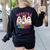 Maestra Pantasmas Conchas Teacher Mexican Halloween Women's Sweatshirt Back Print Black Maestra Pantasmas Conchas Teacher Mexican Halloween Women's Sweatshirt Back Print Black