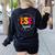 Matching ESE Squad First Last Day Team Teacher Student Tribe Women's Sweatshirt Back Print Black Matching ESE Squad First Last Day Team Teacher Student Tribe Women's Sweatshirt Back Print Black