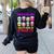 Math Teacher My Jam Here To Spread Mathematics Humor Women's Sweatshirt Back Print Black