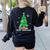 Math Teacher Polygon Christmas Tree Geometry Merry Christmas Women's Sweatshirt Back Print Black Math Teacher Polygon Christmas Tree Geometry Merry Christmas Women's Sweatshirt Back Print Black