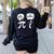 Math Teacher Math Student Be Real Get Rational Women's Sweatshirt Back Print Black Math Teacher Math Student Be Real Get Rational Women's Sweatshirt Back Print Black