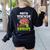 Math Teachers Love Brains Zombie Teacher School Halloween Women's Sweatshirt Back Print Black Math Teachers Love Brains Zombie Teacher School Halloween Women's Sweatshirt Back Print Black