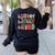 Be Merry Be Jolly Be Kind Merry Christmas Teacher Xmas PJs Women's Sweatshirt Back Print Black Be Merry Be Jolly Be Kind Merry Christmas Teacher Xmas PJs Women's Sweatshirt Back Print Black