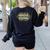 Middle School Camo Retro Back To School Teachers Women's Sweatshirt Back Print Black Middle School Camo Retro Back To School Teachers Women's Sweatshirt Back Print Black