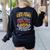 Middle School English Teacher Halloween Costume For Men Women Women's Sweatshirt Back Print Black