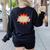 Mission Possible Motivational Inspirational School Teacher Women's Sweatshirt Back Print Black Mission Possible Motivational Inspirational School Teacher Women's Sweatshirt Back Print Black