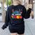 Ms Johnson Personalized Name Back To School Teacher For Men Women Kids Women's Sweatshirt Back Print Black