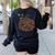 Music Notes Pumpkin Fall Music Teacher Autumn Halloween Women's Sweatshirt Back Print Black