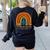 Music Teacher I Teach My Favorite Musicians Autumn Rainbow Men Women Women's Sweatshirt Back Print Black Music Teacher I Teach My Favorite Musicians Autumn Rainbow Men Women Women's Sweatshirt Back Print Black