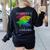Nerdy Darwin's Finches Evolution Science Biology Teacher Women's Sweatshirt Back Print Black Nerdy Darwin's Finches Evolution Science Biology Teacher Women's Sweatshirt Back Print Black