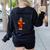 Nerdy Slope Dude Geometry Algebra Math Teacher Women's Sweatshirt Back Print Black Nerdy Slope Dude Geometry Algebra Math Teacher Women's Sweatshirt Back Print Black