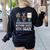 Nothing Beats 4th Grade Back To School Kids Teachers Women's Sweatshirt Back Print Black