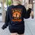 Nothing Scare Me I'm a Pre-k Teacher Matching Halloween For Men Women Women's Sweatshirt Back Print Black