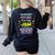 Nursery Rhymes Are My Jam 80s Retro Teachers & Students Kids Women's Sweatshirt Back Print Black Nursery Rhymes Are My Jam 80s Retro Teachers & Students Kids Women's Sweatshirt Back Print Black