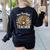 One Thankful Teacher Cute Thanksgiving Turkey School Women's Sweatshirt Back Print Black One Thankful Teacher Cute Thanksgiving Turkey School Women's Sweatshirt Back Print Black