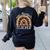 One Thankful Teacher Thanksgiving Rainbow Leopard Fall Women's Sweatshirt Back Print Black One Thankful Teacher Thanksgiving Rainbow Leopard Fall Women's Sweatshirt Back Print Black
