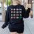 Order Of Operations Quiz Christmas Math Teacher Xmas Math Women's Sweatshirt Back Print Black