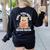 Owl You Need Is A Good Book Teacher Librarian Reading Women's Sweatshirt Back Print Black