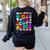 Hispanic Heritage Month 2025 Latino Puerto Rico Teacher Kids Women's Sweatshirt Back Print Black Hispanic Heritage Month 2025 Latino Puerto Rico Teacher Kids Women's Sweatshirt Back Print Black