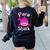 Para Shark Paraprofessional Female Teacher Women's Sweatshirt Back Print Black Para Shark Paraprofessional Female Teacher Women's Sweatshirt Back Print Black