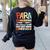 Paraeducator Paraprofessional SPED Teacher Women's Sweatshirt Back Print Black