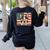 Patriotic Boston Terrier Dog Lover USA Flag 4th Of July For Men Women Kids Women's Sweatshirt Back Print Black