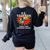 PE Physical Education Teacher Superhero Power School Women's Sweatshirt Back Print Black