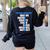 PE Physical Education Teacher For PE Teacher Women's Sweatshirt Back Print Black PE Physical Education Teacher For PE Teacher Women's Sweatshirt Back Print Black