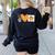 Peace Love Visuals Sped Teacher Pumpkin Skeleton Halloween Women's Sweatshirt Back Print Black Peace Love Visuals Sped Teacher Pumpkin Skeleton Halloween Women's Sweatshirt Back Print Black