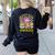 Phonemes Graphemes Caffeine Back To School Reading Teacher Women's Sweatshirt Back Print Black Phonemes Graphemes Caffeine Back To School Reading Teacher Women's Sweatshirt Back Print Black