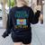 Physical Education Is My Jam PE Teacher Women's Sweatshirt Back Print Black