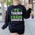 Physical Education PE Teacher School Women's Sweatshirt Back Print Black Physical Education PE Teacher School Women's Sweatshirt Back Print Black
