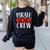 Pirate Crew Pirate Teacher Team Squad Talk Like A Pirate Day For Men Women Kids Women's Sweatshirt Back Print Black Pirate Crew Pirate Teacher Team Squad Talk Like A Pirate Day For Men Women Kids Women's Sweatshirt Back Print Black