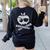 Pirate Teacher Women's Sweatshirt Back Print Black Pirate Teacher Women's Sweatshirt Back Print Black