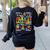 Play Is Learning Kindergarten Preschool Teacher Appreciation Women's Sweatshirt Back Print Black Play Is Learning Kindergarten Preschool Teacher Appreciation Women's Sweatshirt Back Print Black