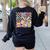 Pre K Back To School Teacher Student Men Women Kids Women's Sweatshirt Back Print Black Pre K Back To School Teacher Student Men Women Kids Women's Sweatshirt Back Print Black