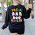 Pre-K Boo Crew Cute Ghost Halloween Costume Teacher Student For Men Women Kids Women's Sweatshirt Back Print Black Pre-K Boo Crew Cute Ghost Halloween Costume Teacher Student For Men Women Kids Women's Sweatshirt Back Print Black