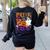 Pre-K Boo Crew Teacher Student Halloween Costume Women's Sweatshirt Back Print Black Pre-K Boo Crew Teacher Student Halloween Costume Women's Sweatshirt Back Print Black