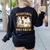 Preschool Boo Crew Halloween Teacher Ghost Costume Matching Women's Sweatshirt Back Print Black Preschool Boo Crew Halloween Teacher Ghost Costume Matching Women's Sweatshirt Back Print Black