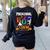 Preschool Boo Crew Teacher Student Halloween Costume Men Women Kids Women's Sweatshirt Back Print Black