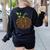 Pumpkin Music Notes Fall Teacher Autumn Halloween Women's Sweatshirt Back Print Black Pumpkin Music Notes Fall Teacher Autumn Halloween Women's Sweatshirt Back Print Black