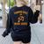 Pumpkin Spice And Music Advice Music Teacher Halloween Women's Sweatshirt Back Print Black