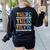 There Their They’Re Grammar Joke For English Teacher Student Women's Sweatshirt Back Print Black