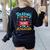 Reading Adventure Library Student Teacher Book Women's Sweatshirt Back Print Black Reading Adventure Library Student Teacher Book Women's Sweatshirt Back Print Black