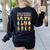 Reading Teacher How To Become a Better Reader Book Lover Fun Women's Sweatshirt Back Print Black Reading Teacher How To Become a Better Reader Book Lover Fun Women's Sweatshirt Back Print Black